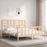 Bed Frame without Mattress 160x200 cm Solid Wood Pine 3193086