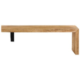 ZNTS TV Stand Solid Mango Wood 247321