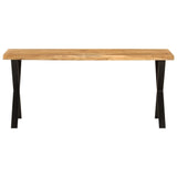 Bench with Live Edge 105 cm Solid Wood Acacia 372757