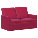 Sofa Set 2 pcs Wine Red Velvet 3433195
