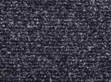 Stair Mats Self-adhesive 15 pcs 56x17x3 cm Dark Grey Half Round 132691