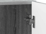 Bedside Cabinet Grey Sonoma 43 x 34.5 x 50 cm Engineered Wood 894117