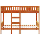 Bunk Bed Wax Brown 80x200 cm Solid Wood Pine 3308600