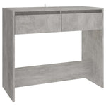 Console Table Concrete Grey 89x41x76.5 cm Steel 809570