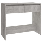 Console Table Concrete Grey 89x41x76.5 cm Steel 809570