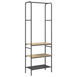 Clothes Rack Sonoma Oak 60 x 30 x 171 cm Engineered Wood 868458