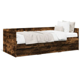 Daybed Smoked Oak Engineered wood 90x200 cm Convertible 3280822