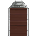 Raised Garden Bed Brown 480 x 40 x 55 cm cold-rolled steel 8006289