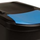 Stackable Dustbins 3 pcs Anthracite 75 L 316184