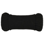 ZNTS Work Rope Black 4 mm 500 m Polyester 152806