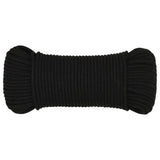 ZNTS Work Rope Black 4 mm 500 m Polyester 152806
