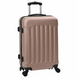 Suitcase with Lock 3 pcs Rose Gold 50 x 31 x 78 cm ABS Plastic 42006241