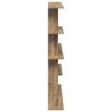 Wall Shelving Unit Brown 102 x 20 x 130 cm Engineered Wood 8012059