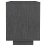 TV Cabinet Grey 110x30x40 cm Solid Pinewood 809902