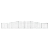 Arched Gabion Basket 400x30x40/60 cm Galvanised Iron 153402