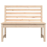 Garden Bench 109 cm Solid Wood Pine 824032