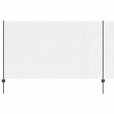 Welded Wire Fence with Post 10 x 1.4 m PVC-Coated Steel 3336570