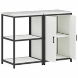 Kitchen Storage Set HATTEM 2 pcs White Cold-rolled Steel 3392688
