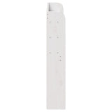Headboard with Shelves White 100 cm Solid Wood Pine 850960
