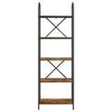 Bookshelf Smoked Oak 60 x 30 x 183 cm Engineered wood 879907