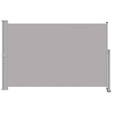 Patio Retractable Side Awning 160 x 300 cm Grey 45195