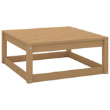 ZNTS 6 Piece Garden Lounge Set Honey Brown Solid Pinewood 3075687