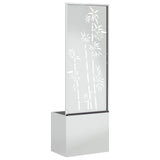 Garden Privacy Screen Silver 50 x 150 cm Galvanised steel 876453