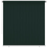 Outdoor Roller Blind 220x230 cm Dark Green HDPE 312830