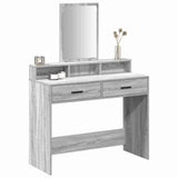 Dressing Table Grey Sonoma 100 x 41 x 140 cm Engineered Wood 865150