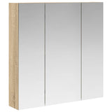 Bathroom Mirror Cabinet Sonoma Oak 70 x 14.5 x 70 cm 889089