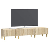 TV Cabinet Sonoma Oak 147 x 34.5 x 30 cm Engineered Wood 894707