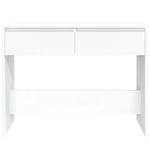 Console Table White 100x35x76.5 cm Engineered Wood 809836
