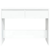 Console Table White 100x35x76.5 cm Engineered Wood 809836