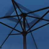 Garden Parasol Azure Polyester 300x200 cm Tiltable 47129