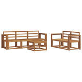 Outdoor Sofa Set 6 pcs Natural 3366012
