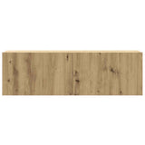 8 Piece TV Cabinet Set Wall-mounted Artisan Oak Engineered Wood 3329012