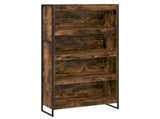 Book Cabinet 2 pcs Smoke Oak 80 x 30 x 155 cm Engineered Wood 3403006