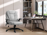 Office Chair, Ergonomic Fabric Desk Chair with 6-Point Massage and Back Heated, Arms, Lumbar T3398P328196