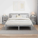 End Table 2 pcs Grey Sonoma 30 x 30 x 56 cm Engineered Wood 890939
