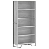 Book Cabinet Grey Sonoma 80x31x169 cm Engineered wood 3295315
