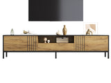 170*35*50cm TV cabinet,TV board, TV console with 2 cabinets and 1 drawer, TV table, TV stand, living N605P417178N