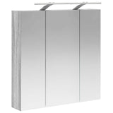 Bathroom Mirror Cabinet Grey Sonoma 70 x 14.5 x 70 cm 889100