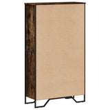 Bookcase Smoked Oak 80x31x137.5 cm Engineered Wood 848631