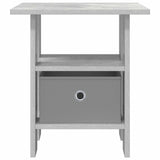 Bedside Table with Drawer 2 pcs Concrete Grey 41 x 40 x 45 cm 8000427