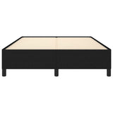 Bed Frame without Mattress Black 135x190 cm Double Double Fabric 349859