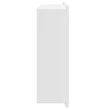 Shower Niche White 45 x 30 x 9.5 cm Stainless Steel 42012670