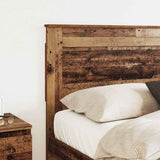 Headboard with Headboard Old Wood 160 cm Engineered Wood 887439