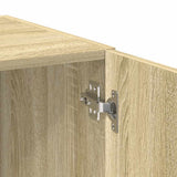 Storage Cabinet Sonoma Oak 70x42.5x225 cm Engineered Wood 3281324