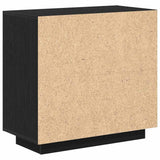 Sideboard Black Oak 80 x 40 x 75 cm Engineered Wood 862749