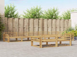 Outdoor Sofa Set 8 pcs White 408 x 172.5 x 73 cm 3386618